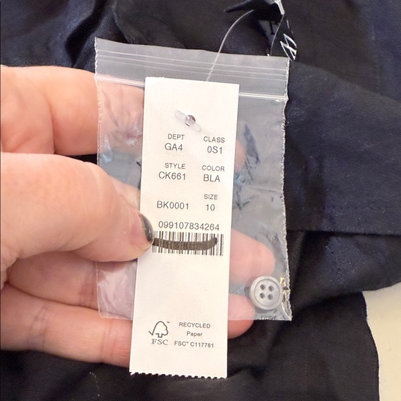 J. Crew Black Button-Front Maxi Shirt Dress - Picture 9 of 10